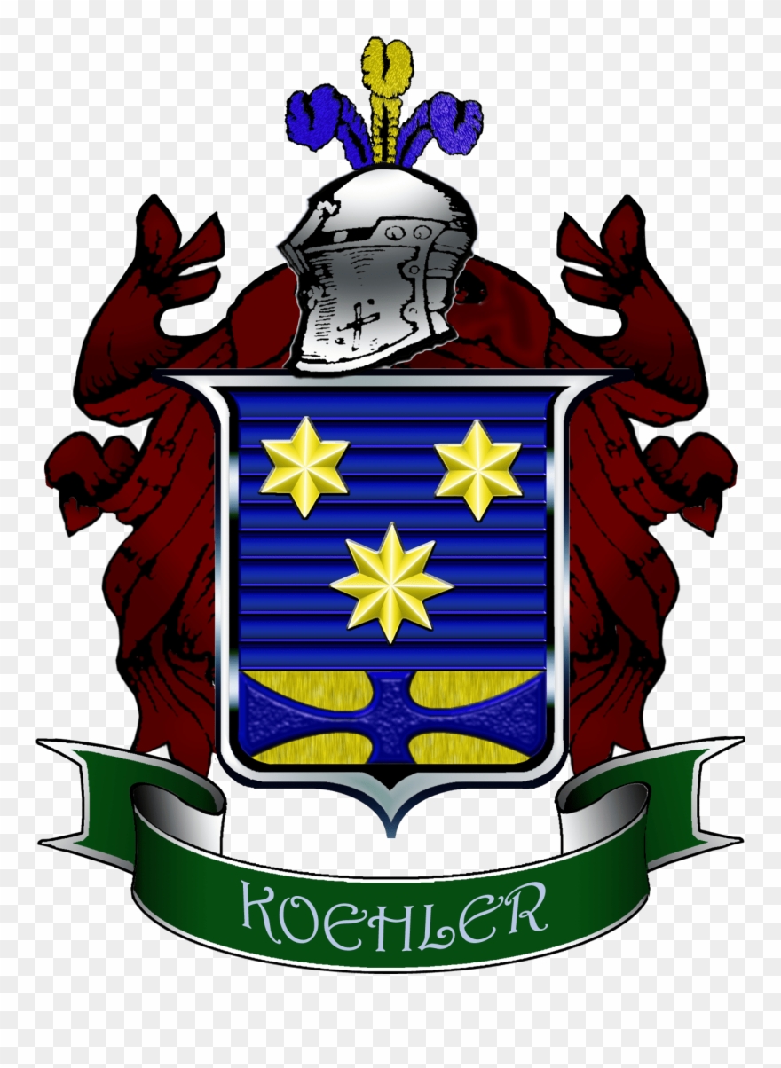 Koehler Family Crest - Cyber Cafe Clipart