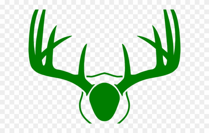 Antler Clipart Coat Arm - Whitetail Deer Antlers Silhouette - Png Download