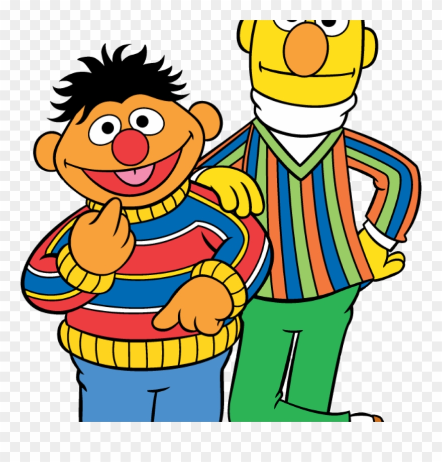 Free Sesame Street Clipart Bert Sesame Street Clipart - Sesame Street Clipart Png Transparent Png