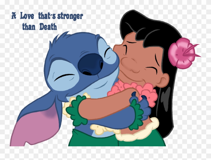 Hug Transparent Depressed - Stitch Lilo Hug Clipart
