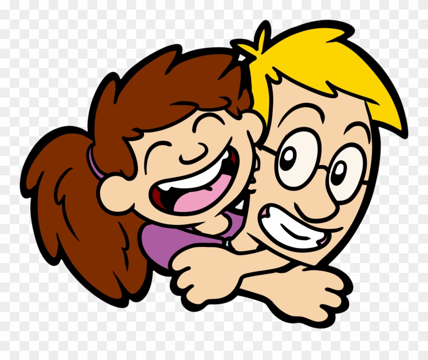 Daughter Hugging Dad Comicstrip Comics Dads Dadsandsons - Child Clipart