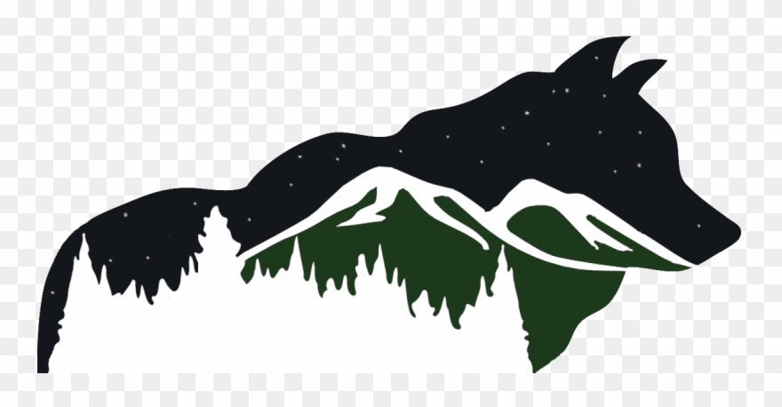 Pacific Wolf Family - Wolf Logo Transparent Background Clipart