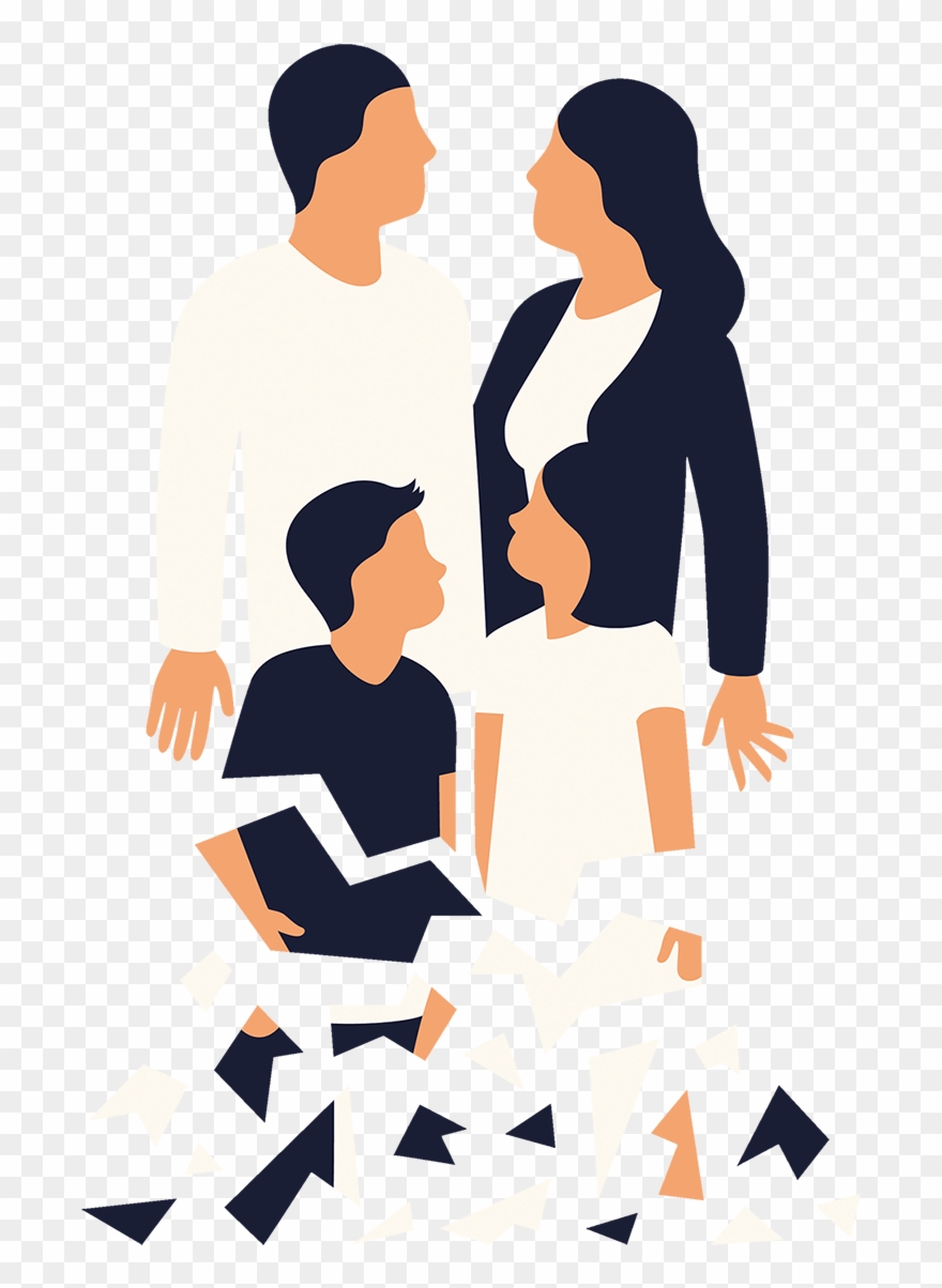 Familien - Illustration Clipart
