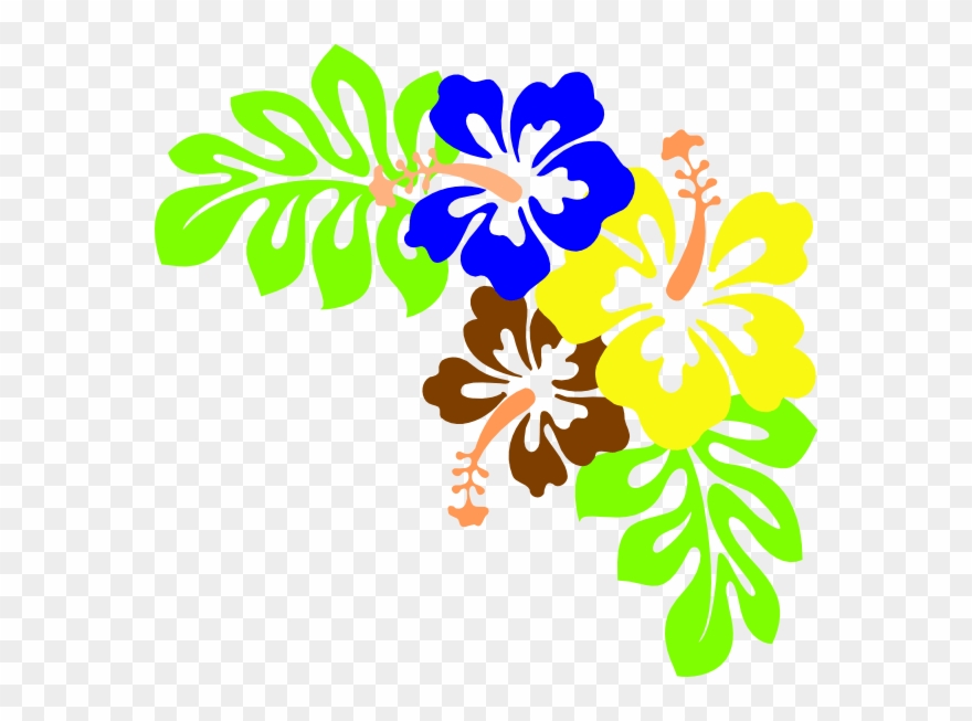 Hibiscus Hawaii Flower Clip Art At Clker - Hibiscus Clip Art - Png Download
