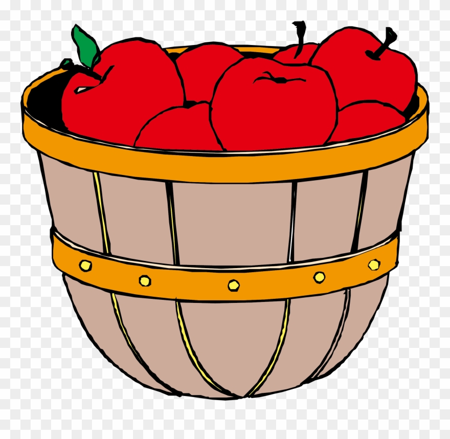 Apple Oka Orchard Drawing - Apples In The Bowl Cartoon Clipart