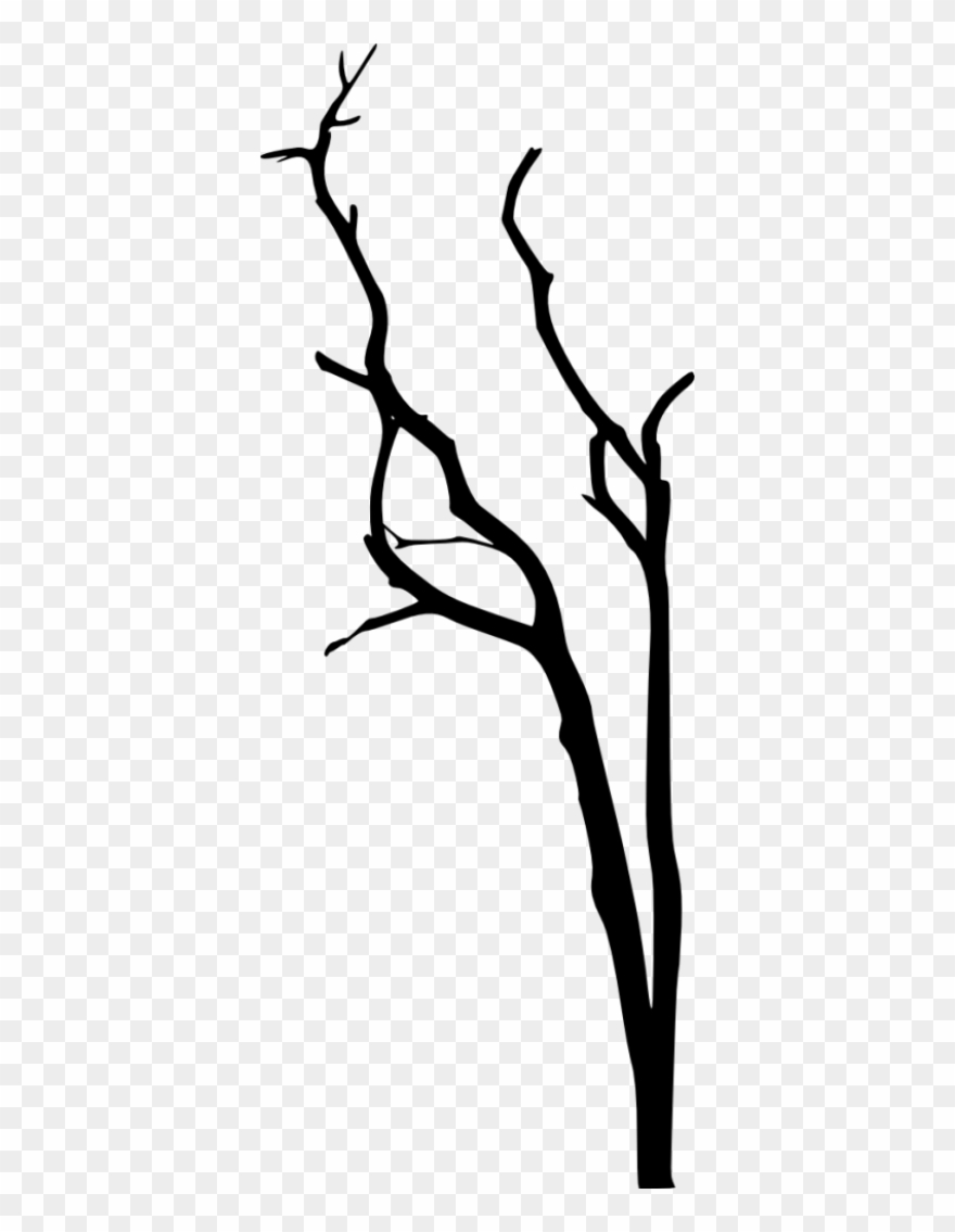 Dead Tree Silhouette - Portable Network Graphics Clipart