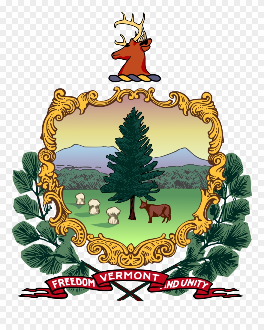 Open - Vt Coat Of Arms Clipart