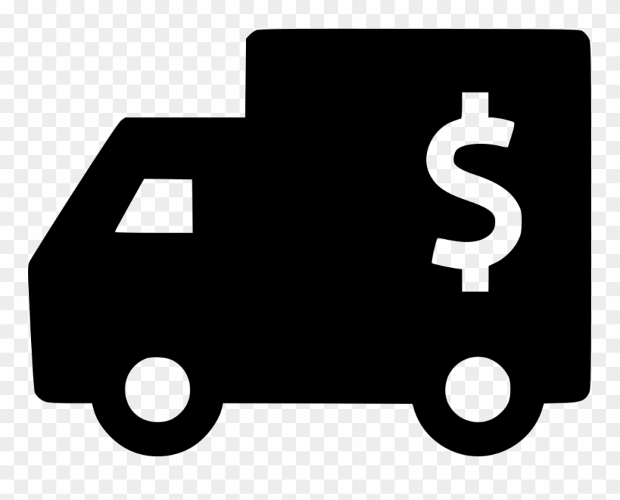 Truck Van Dollar B Comments - Sign Clipart