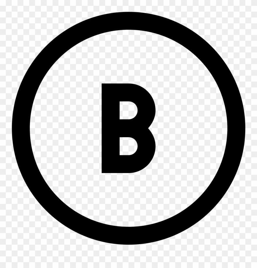 Circled B Icon - Number 2 In Circle Clipart