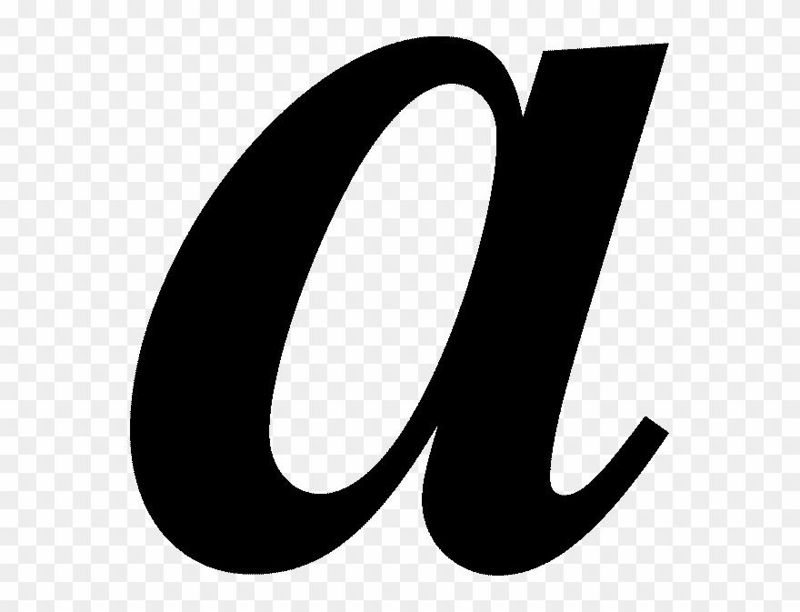 How Big Are Things - Small Letter A Png Clipart