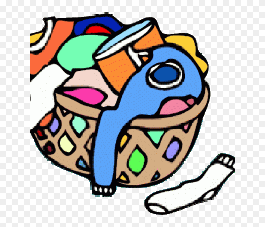 Clip Art Transparent Animated Laundry Basket Gallery - Laundry Hamper Clip Art - Png Download