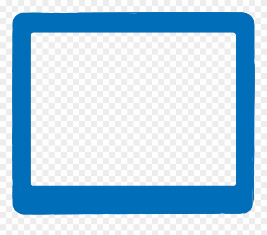 Cell Phone Icon Blue Clipart