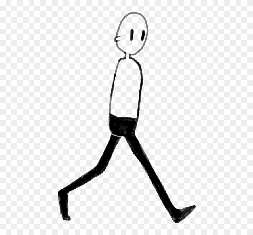 First Walking Animation Since I Used To Make Sprite - Film Clipart