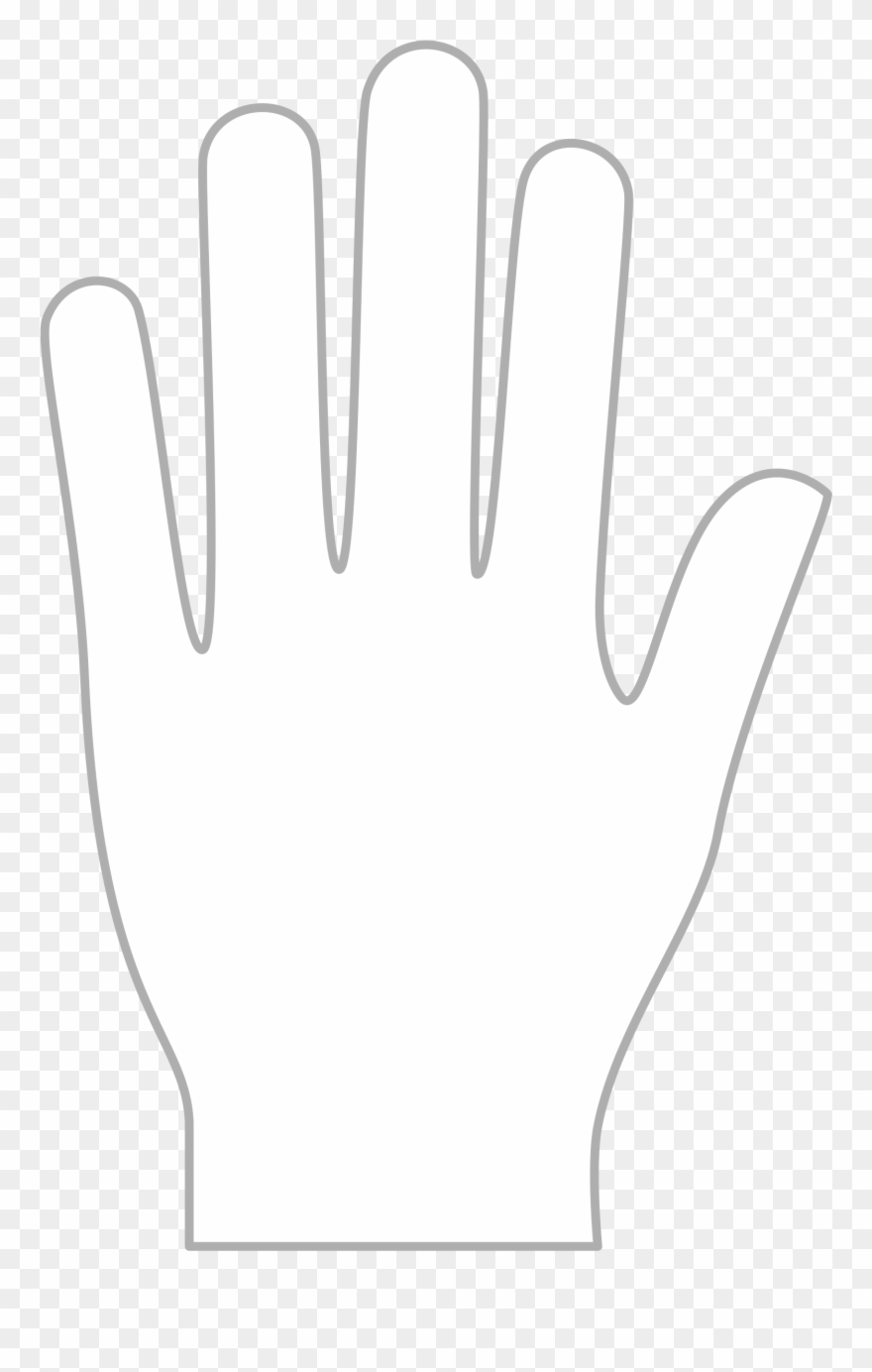 Clipart Hand Shape Ii Clip Art Editor Free Clip Art - Hand Shape - Png Download