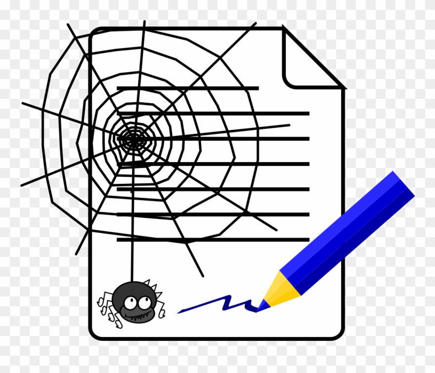 Document Spider Web - Sign In Icon Clipart