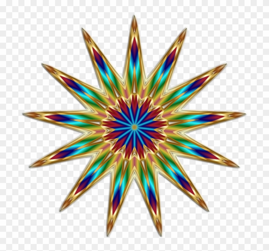 Chirosolutions Center Information Lighting Op Art - Starburst Png Transparent Clipart