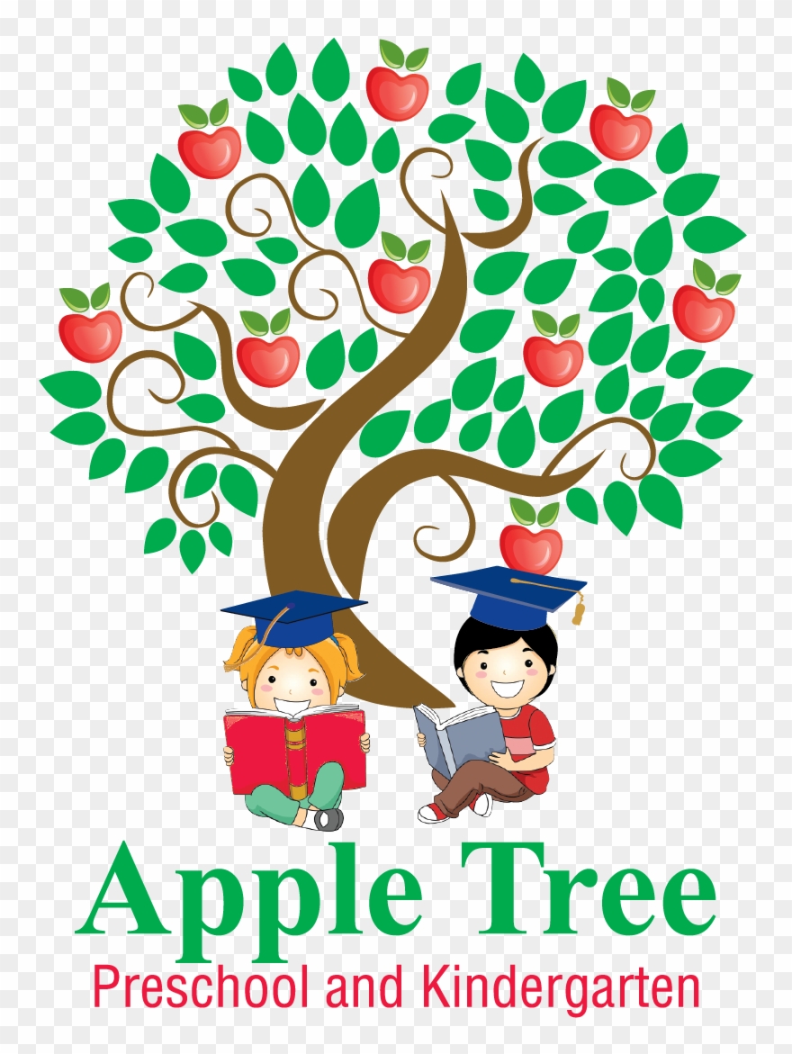 Apple Tree Preschool Kindergarten Jpg Apple Welcome - Transparent Apple Tree Clipart - Png Download