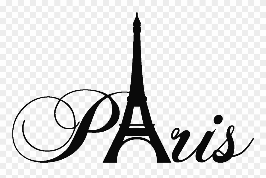 Stickers Muraux Pays Et Villes Sticker Paris Avec La - Halls Chophouse Clipart