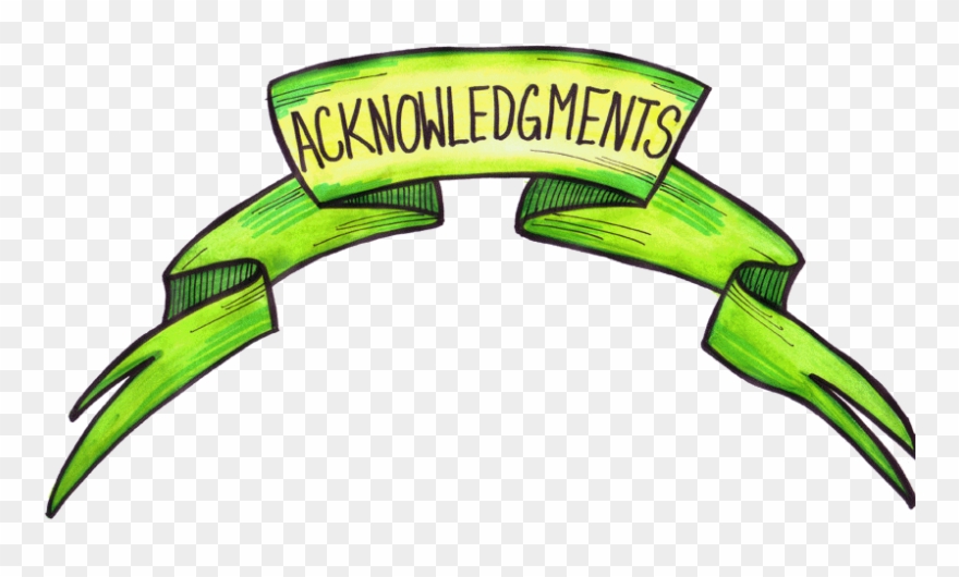 December 2017 Word Clip Art Images Gallery - Acknowledgments Clip Art - Png Download