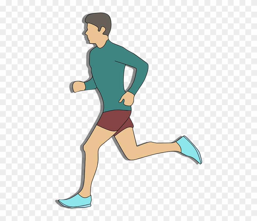 Cartoon Run 11, Buy Clip Art - Jogging - Png Download