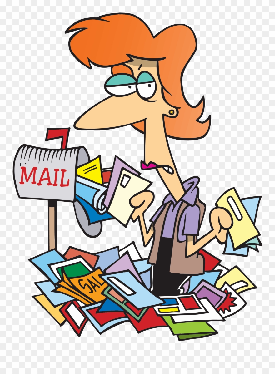 Forward Fast To The Post Office - Junk Mail Clipart - Png Download