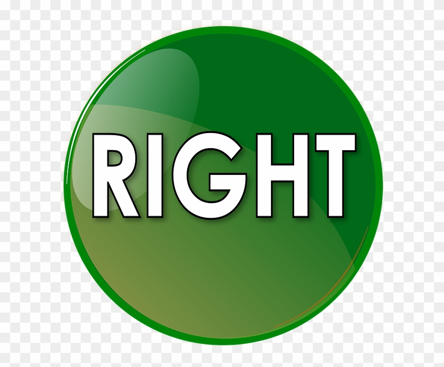 Vote Signs Pictures 9, Buy Clip Art - Right Tick Green - Png Download