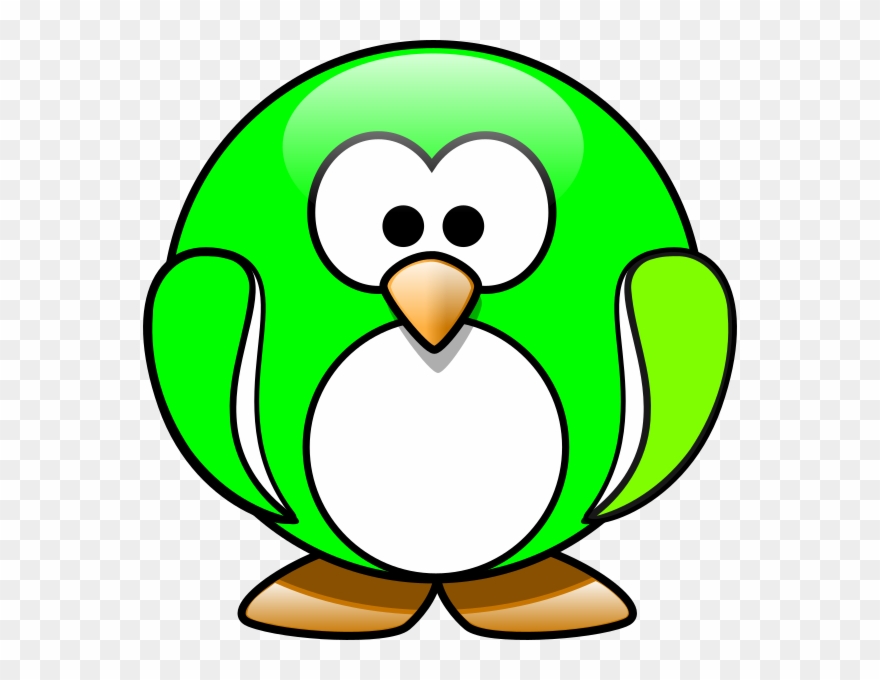 Cartoon Red Penguin Clipart - Png Download