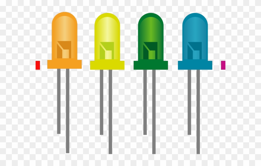 Lights Clipart Led - Raspberry Pi Illustration Led - Png Download