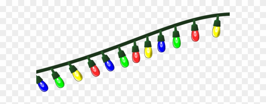 Christmas Lights Clipart File - Christmas Lights Transparent Background - Png Download