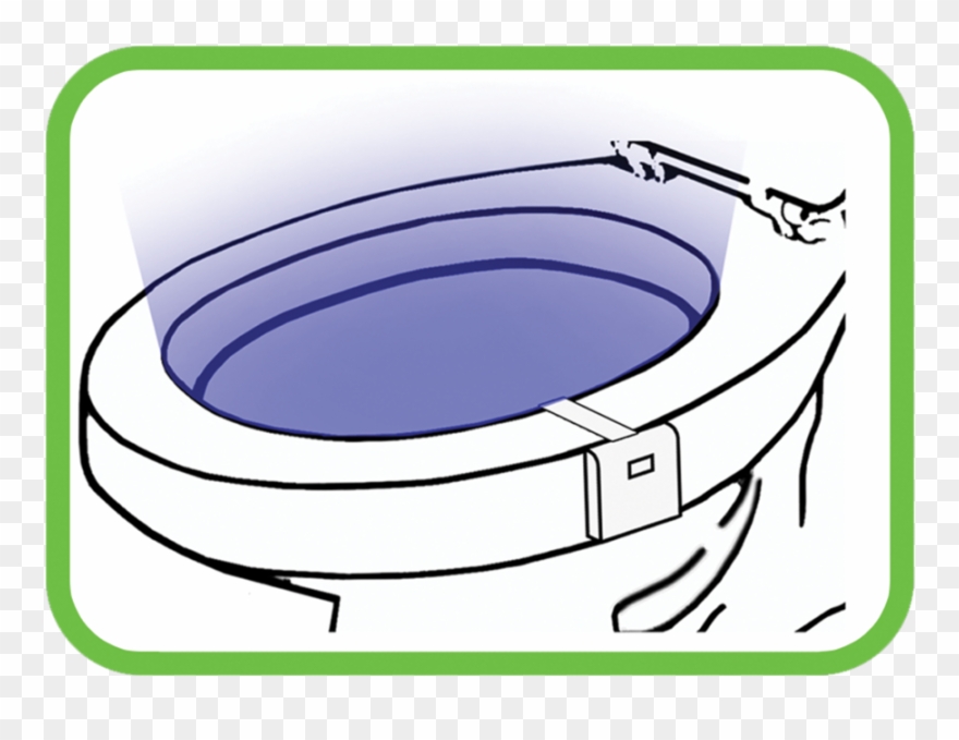 Illumibowl Glowbowl Kohler Glowing Toilet Night Light - Circle Clipart