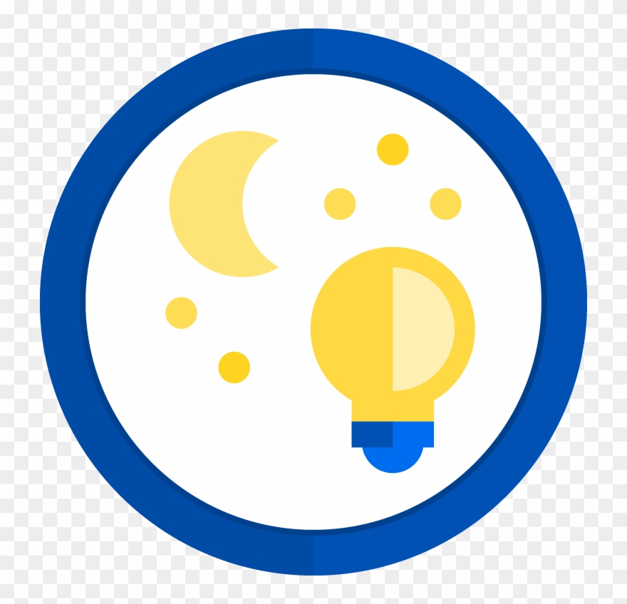 Night Lights Out - Circle Clipart