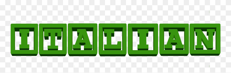 Italian, Language, Linguistic, Education - Spanish Word No Background Clipart