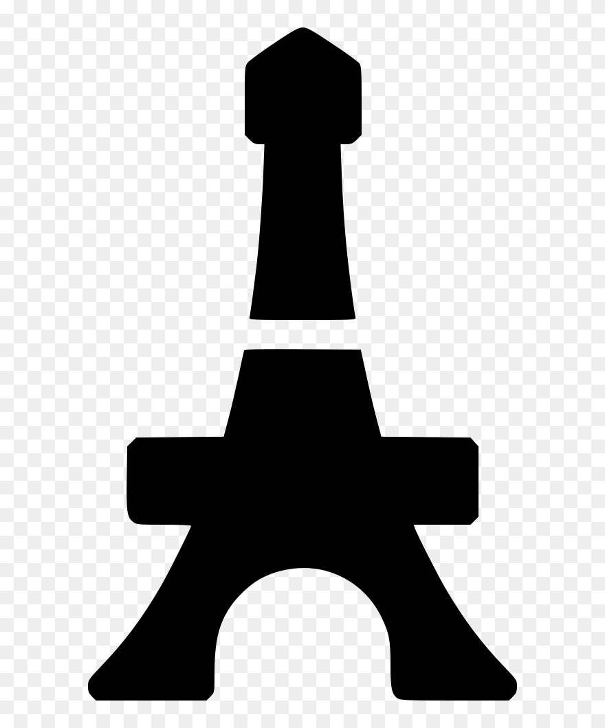 Eiffel Tower Rubber Stamp - Eiffel Tower Clipart