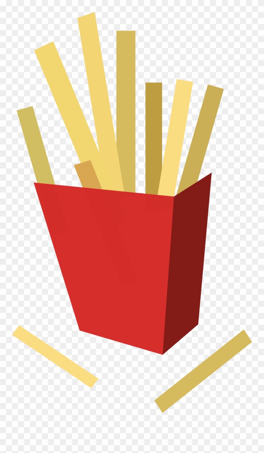 Fries Clipart Vector - Apple Bloom - Png Download