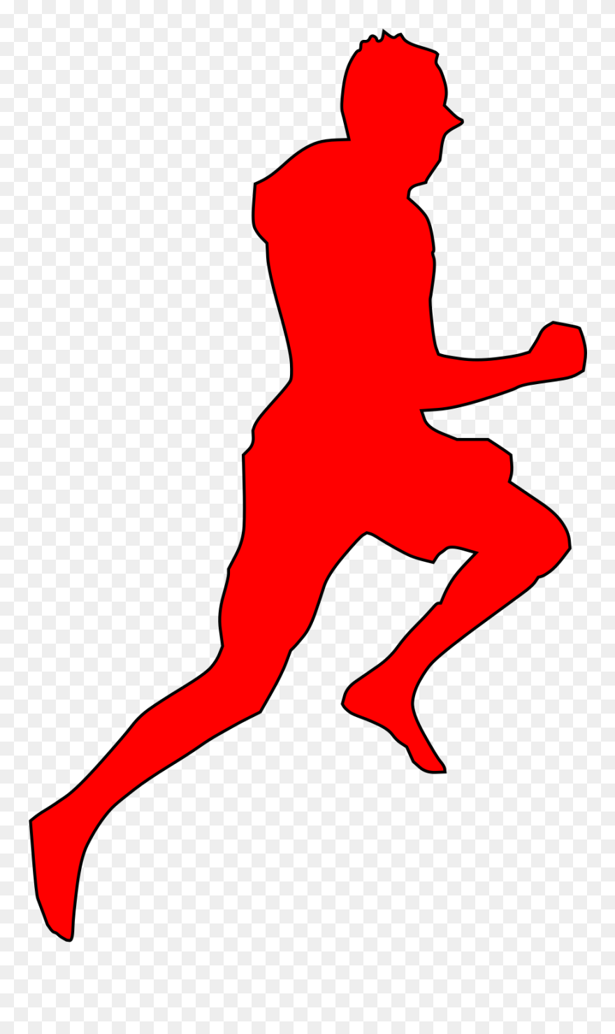Marathon Running Cliparts 1, Buy Clip Art - Moving Picture Of Running Man - Png Download
