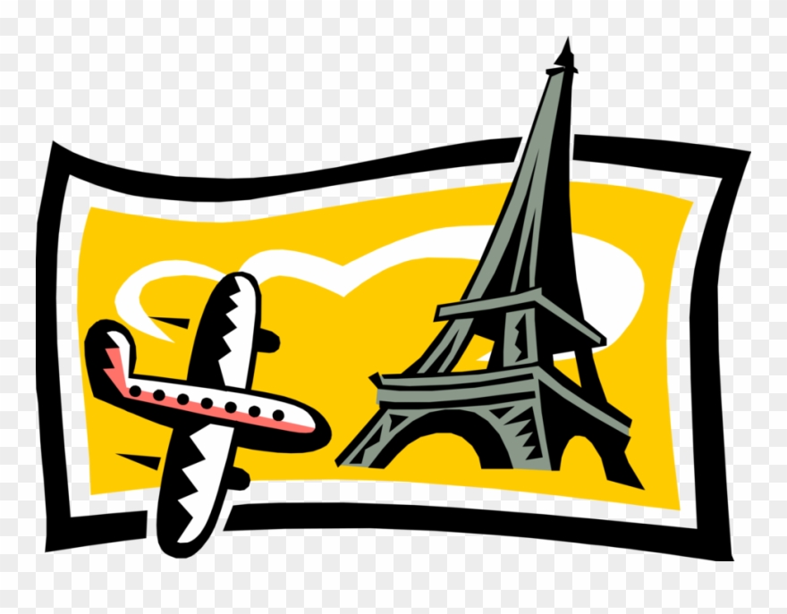 Vector Illustration Of European Tourism And Sightseeing Clipart