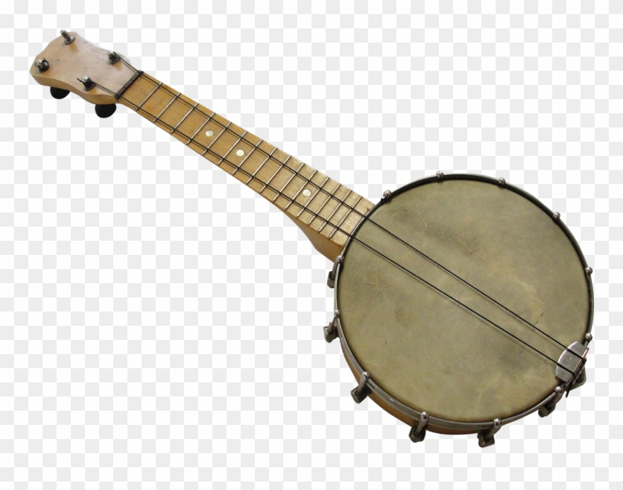 Vintage Concertone Banjo Ukulele Banjolele Musical - Vintage Banjo Clipart