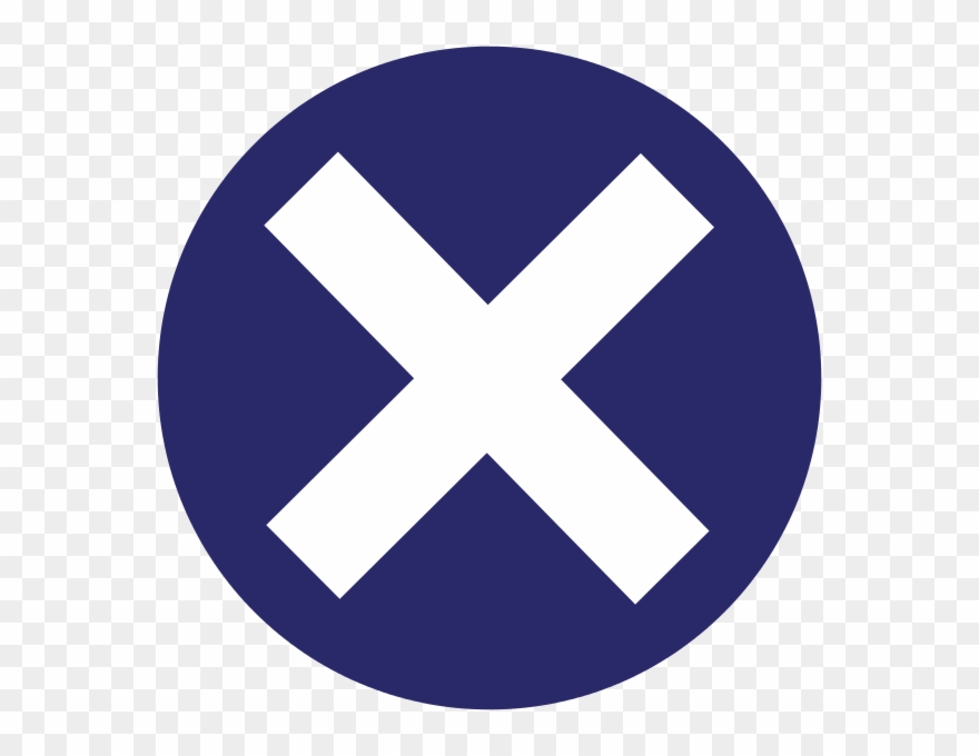 Straßenkreuzung, Stvo - X Red Icon Png Clipart