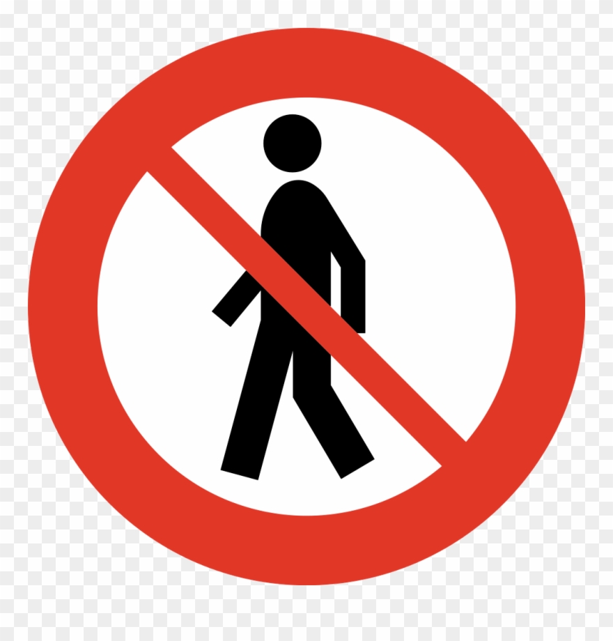 Norwegian Road Sign - Road Sign Clipart