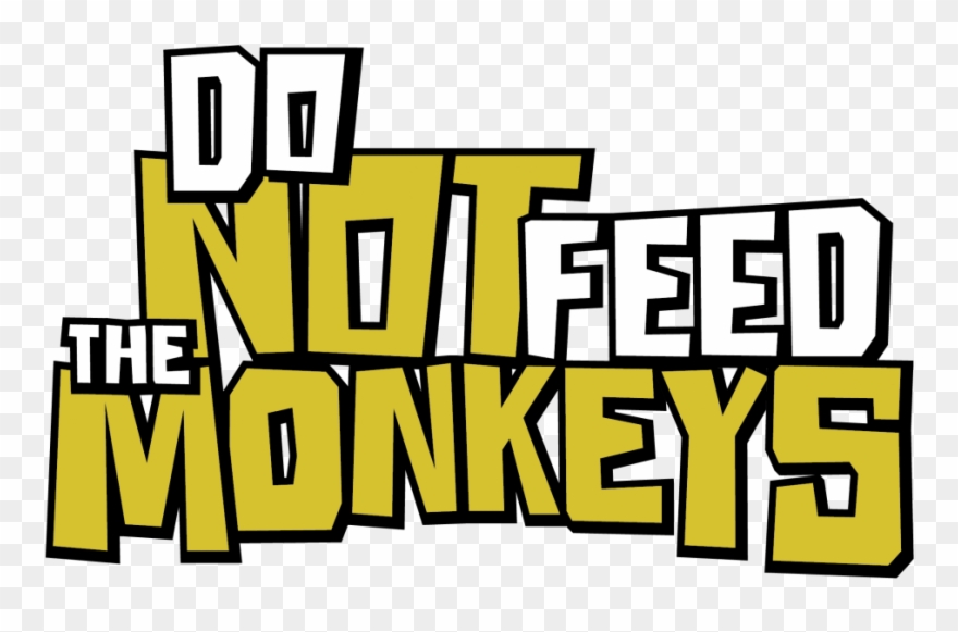 Cage & Mailman Collectibles - Do Not Feed The Monkeys Logo Clipart