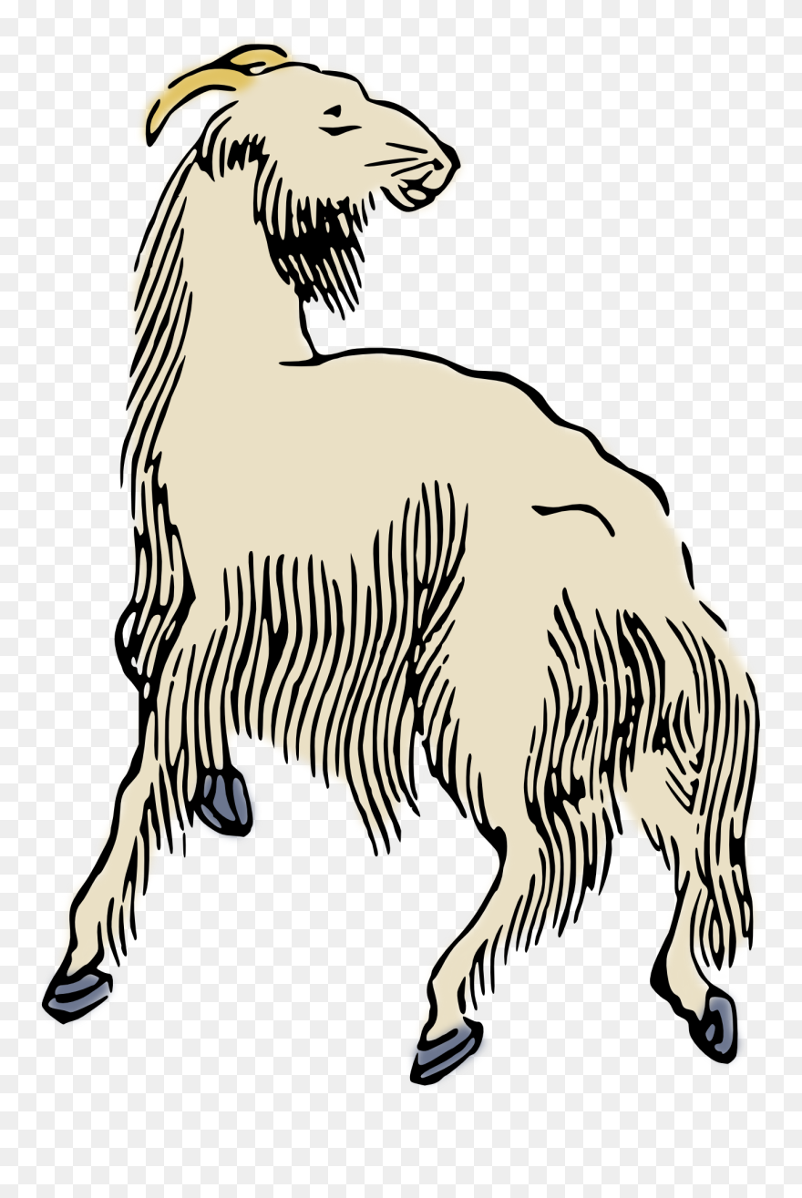 Vector Graphics - Japanese Goat Art Queen Duvet Clipart