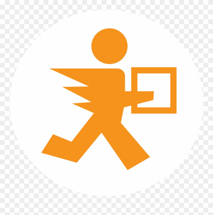 Runningman Instant Delivery - Runningman Delivery Clipart