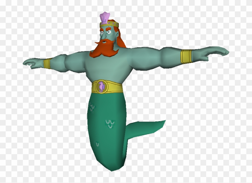 Mythology Clipart King Neptune - Spongebob T Pose Png Transparent Png