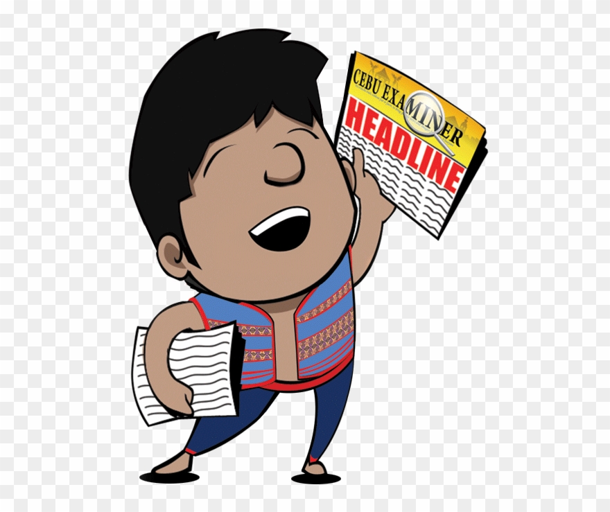 Mindanao Examiner Clipart Clip Art - Filipino Cartoon Gif - Png Download
