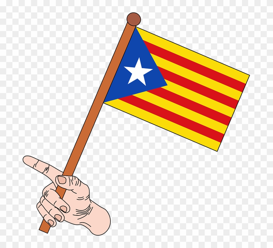 Flag, The Flag Of Catalonia, Costa Brava - Catalonia Flag Png Clipart