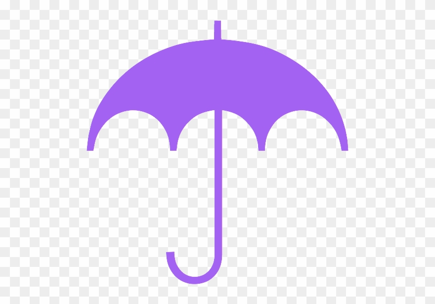 Umbrella Clipart Free Clipart Images - Purple Umbrella Clip Art - Png Download