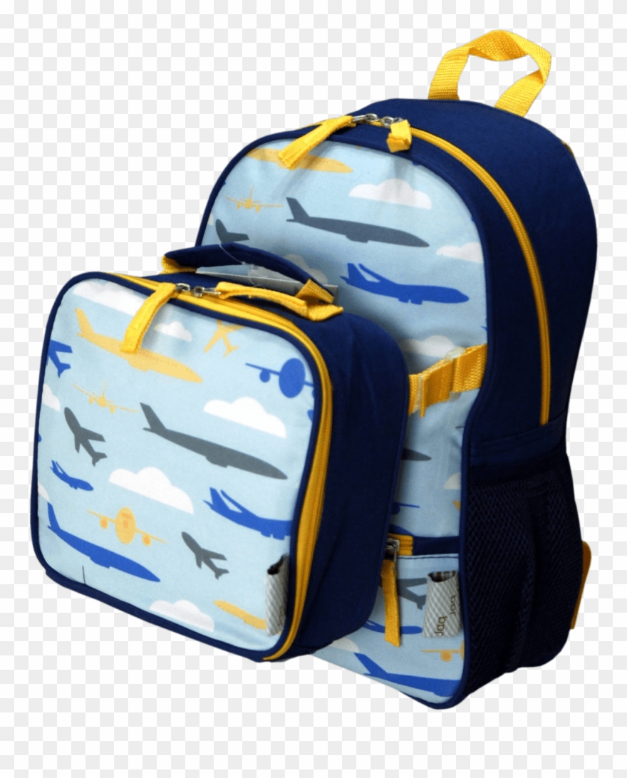 Backpack And Box Png Transparent Jaq Bird - Attach Lunch Box To Backpack Clipart
