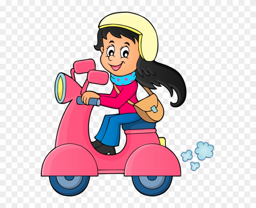 Image Du Blog Zezete2 - Mujer En Moto Animado Clipart