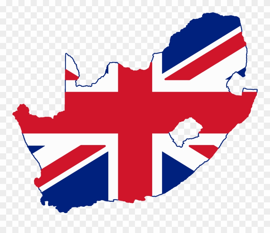 United Kingdom Flag Png 24, Buy Clip Art - Flag Map Of South Africa Transparent Png