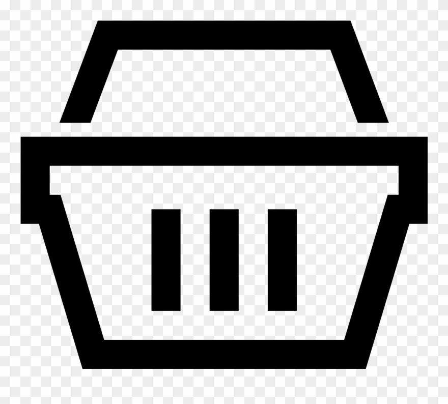 Shopping Basket 2 Icon - Icon Clipart